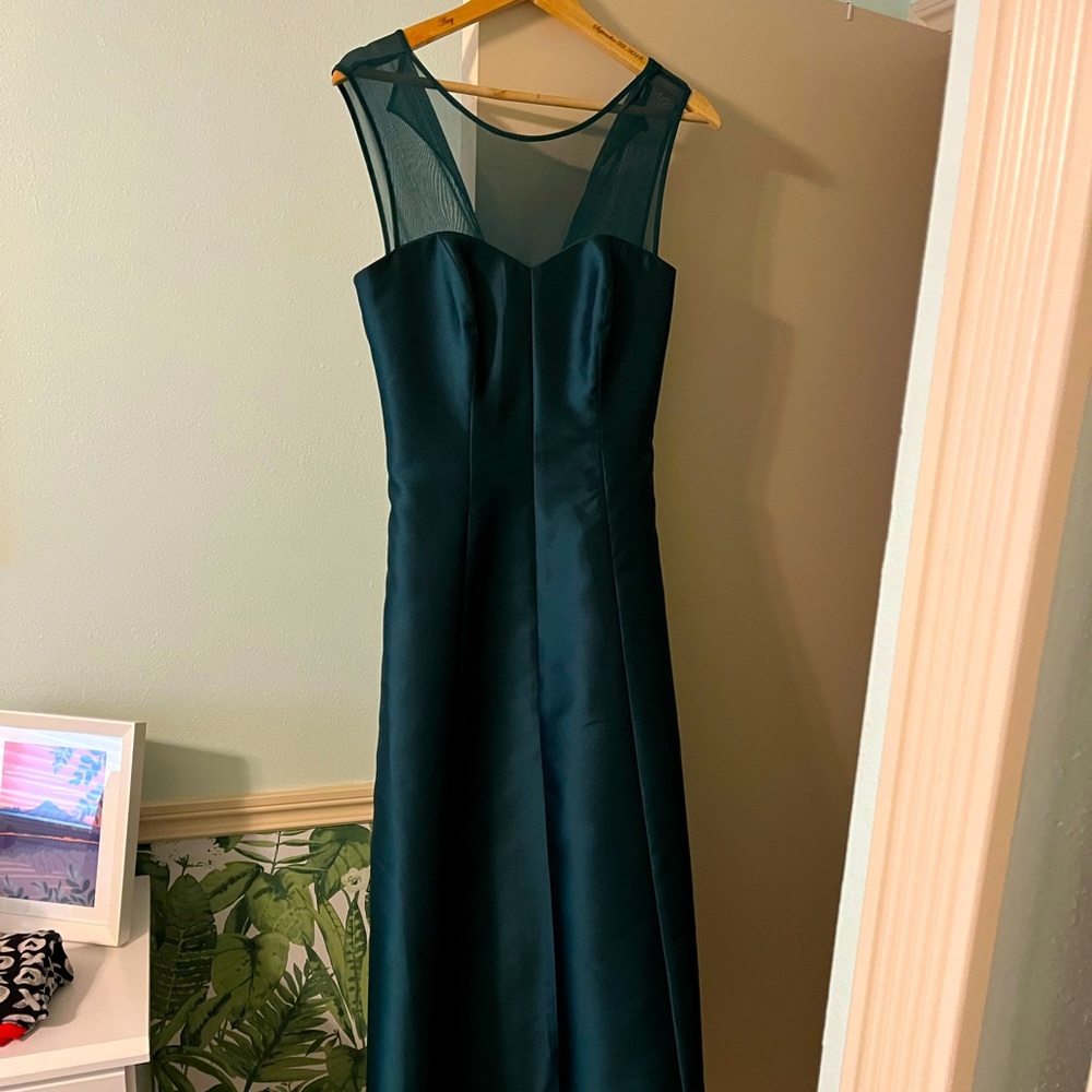 Emerald Alfred Sung Bridesmaid Dress